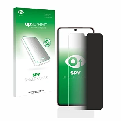 Abbildung von upscreen Anti Spy Blickschutzfolie für Samsung Galaxy S21 / 5G Privacy Screen Displayschutz Folie [Sichtschutz, Blaulichtfilter]