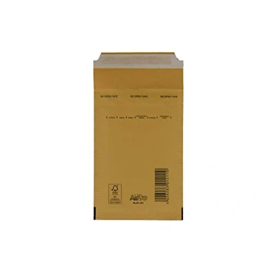 Abbildung von SmithPackaging Luftpolsterumschläge, goldfarben, 100 x 165 mm, 5 Stück