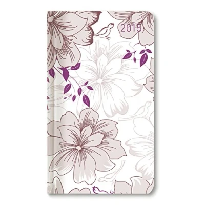 Abbildung von Ladytimer Slim Bloomy Harmony 2015 Taschenplaner / Taschenkalender (9 x 16) Weekly 128 Seiten