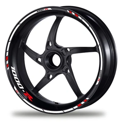 Abbildung von FELGENRANDAUFKLEBER passend für Honda CB 1000 R Moto GP Style Felgenaufkleber (Motiv 2)