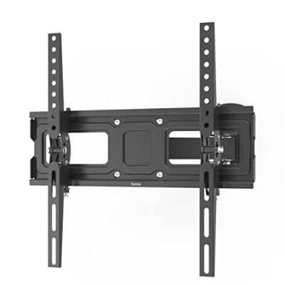 Abbildung von Hama TV Wandhalterung schwenkbar, neigbar, ausziehbar (TV 32 65 Zoll, VESA 100x100 bis 400x400, 30kg, mit Fischer Dübeln) schwarz