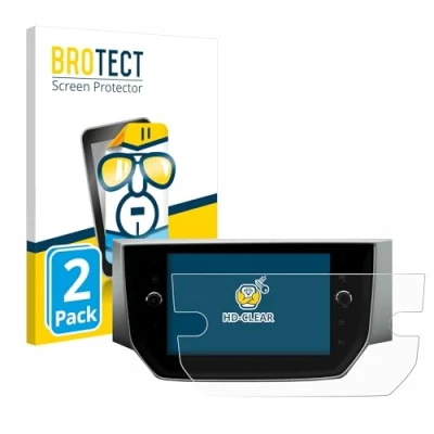 Abbildung von BROTECT (2 Stück Schutzfolie für Seat Ibiza Media System Pro 8&quot; Displayschutz Folie Ultra Klar