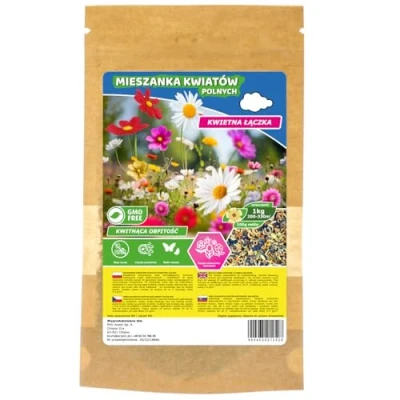 Abbildung von Blumenwiese Premium Blumenmischung Insektenfreundliche Blumensamen 40 Feldblumen und Kräuterarten Wildblumensamen Mischung aus einjährigen mehrjährigen Blumen