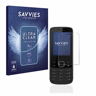 Abbildung von Savvies 6 Stück Schutzfolie für Nokia 225 4G Displayschutz Folie Ultra Transparent