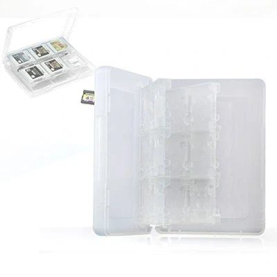 Abbildung von Neuftech Game Case Spiele Hülle für 22 und 2 Speicherkarten Nintendo 3DS XL, 3DS, 2DS, DSi DS Weiss