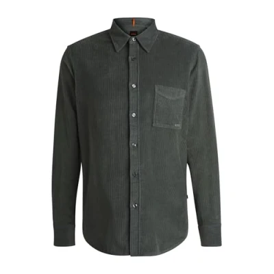 Abbildung von BOSS Relegant Hemd, Herren, Größe: XXL, Open grey