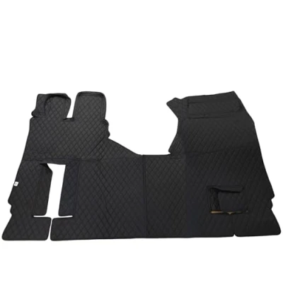 Abbildung von Mercedes ACTROS MP4 MP5 Fußmatten Gummimatten Auto Automatten 2 teilig Set teppiche (Schwarz)