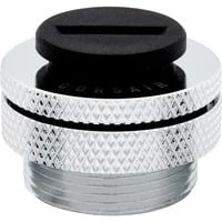 Abbildung von Corsair Hydro X Series, XF Einfüllöffnung (Standard G1/4&quot; Gewinde (BSPP) Messing Gefertigt, Einfaches Einfüllen/Ablassen, Schließring mit Gewinde, Im Enthaltener Verschlussstopfen) Chrom