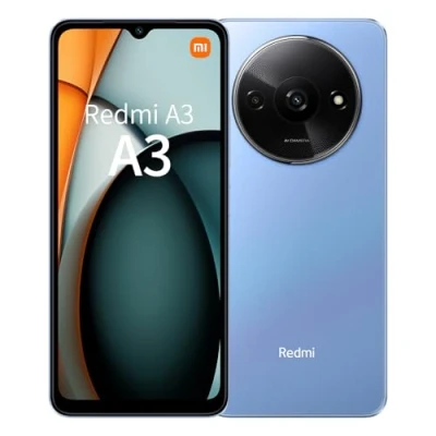 Abbildung von Xiaomi Redmi A3 Smartphone 4GB+128GB, 5000mAh, 90Hz Bildwiederholrate 6,71 Zoll Display Blau