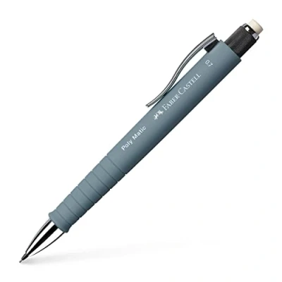 Abbildung von FABER CASTELL 133388 Druckbleistift Poly Matic, 0.7 mm, grau, 1 Stück