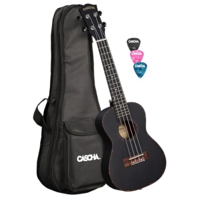 Abbildung von Cascha HH 2300L Konzert Ukulele Black