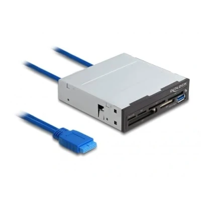 Abbildung von Delock 3.5″ SuperSpeed USB Card Reader 6 Slots + 1 x Typ A Buchse