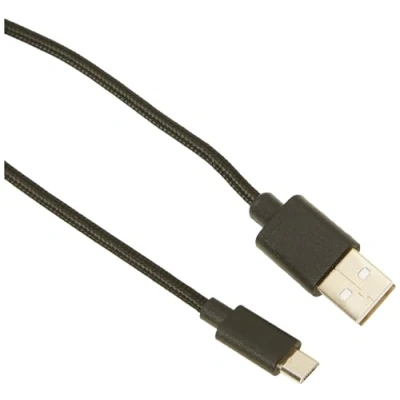 Abbildung von EMOS micro USB Schnellladekabel auf A 2.0, 480 Mbit/s Ladekabel Typ B für Schnellladen und Datenübertragung, 2 m, schwarz