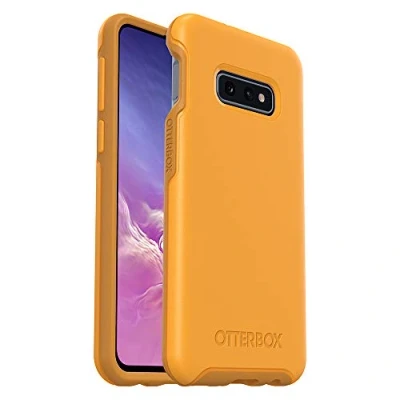 Abbildung von OtterBox Symmetry Schutzhülle für Galaxy S10e, Einzelhandelsverpackung, Aspen Gleam (Citrus/Sonnenblume)