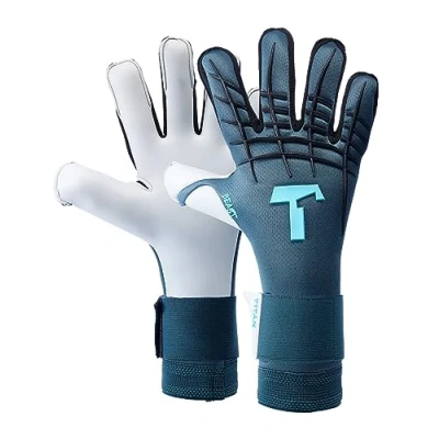Abbildung von T1TAN Petrol Beast 3.0 Torwarthandschuhe ohne Fingerschutz Fußballhandschuhe für Jugendliche &amp; Erwachsene, Unisex Fusion Cut und 4mm Aqua Grip Gr. 11