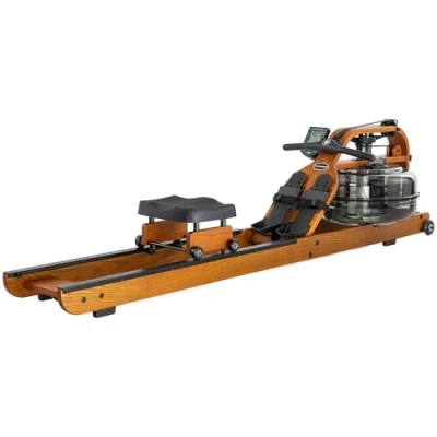 Abbildung von Fluid Rower Viking Pro XL Zusammenklappbar Rudergerät mit 10 widerstandsstufen für zu Hause Bluetooth Einstellbar Einstellbarer wasserwiderstand Inklusive Herzfrequenzfunktion