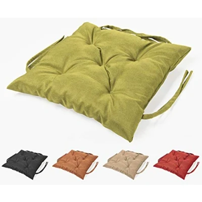 Abbildung von sunnypillow Bankauflage Stuhlkissen Bankkissen 40 x cm Sitzkissen für Hollywoodschaukel Polsterauflage Auflage Gartenbank viele Farben und Größen zur Auswahl Grün