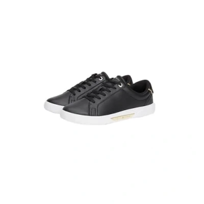 Abbildung von Tommy Hilfiger Plateausneaker &quot;CHIC HW COURT SNEAKER&quot;, mit goldfarbenen Details, Freizeitschuh, Halbschuh, Schnürschuh