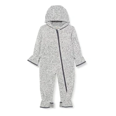 Abbildung von Playshoes Unisex Kinder Fleece Overall Jumpsuit, grau Strickfleece, 92