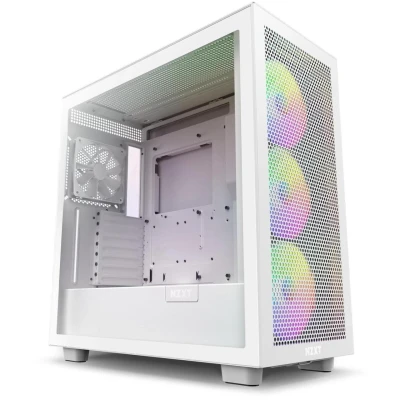 Abbildung von NZXT H7 Flow RGB White 2023er Modell