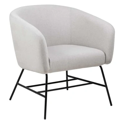 Abbildung von AC Design Furniture Runa Sessel in Hellgrau, Polsterstuhl für das Wohnzimmer, Moderne Lounge Sessel, B: 72 x H: 76 T: 67 cm