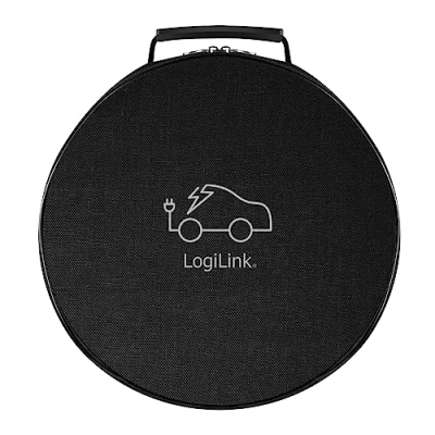Abbildung von Schutztasche mit Reißverschluss aus Nylon für Auto Ladekabel, Traglast bis zu 7 kg