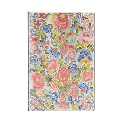 Abbildung von Paperblanks Terminplaner 13 Monate Flexis mit weichem Einband 2023 2024 Stickerei Oper Peking Landschaft Mini (95 x 140 mm)