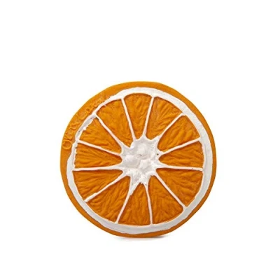 Abbildung von Oli &amp; Carol Kauring Orange Apfelsinee, Beissring aus 100% Natur Kautschuk