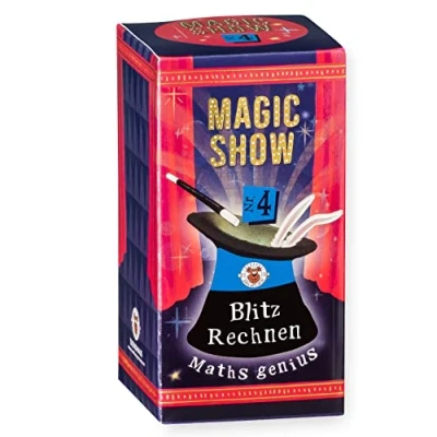 Abbildung von TRENDHAUS 957863 Magic Show Nr. 4 [ Blitz Rechnen ], Verblüffende Zaubertricks für Kinder ab 6 Jahren, Inkl. Online Videos, Trick Nr.4