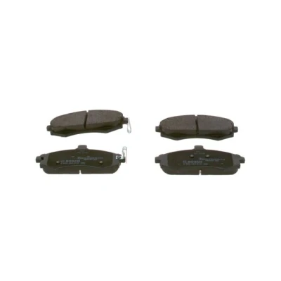 Abbildung von BOSCH 0 986 424 810 Bremsbelagsatz Low Metallic mit akustischer Verschleißwarnung Anti Quietsch Blech HYUNDAI: Matrix, Elantra III Schrägheck