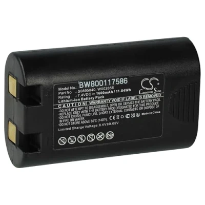 Abbildung von vhbw Akku kompatibel mit Dymo LabelManager 420P, 360D Drucker Kopierer Scanner Etiketten (1600 mAh, 7,4 V, Li Ion)