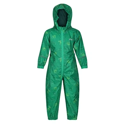 Abbildung von Regatta Unisex Baby Pobble Schneeanzug, Jelly Bean Dinosaur, 24 36 Months