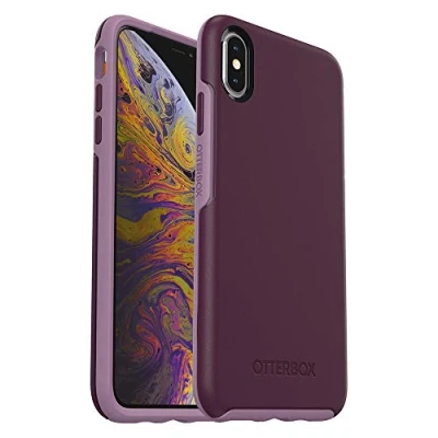 Abbildung von OtterBox Symmetry Series Schutzhülle für iPhone XS Max frustfreie Verpackung Tonic Violet (Winter Bloom/Lavendel Nist)