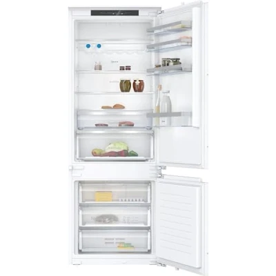 Abbildung von Neff, KB7962FE0, Fresh Safe 1, 194cm XXL Kühl Gefrierkombination 193,5x70,8cm; N50; EEK: E; Nutzinhalt gesamt: 383 ; 34 dB; Flachscharnier; Kühlraum: 285 Nutzinhalt; Gefrierraum: 98