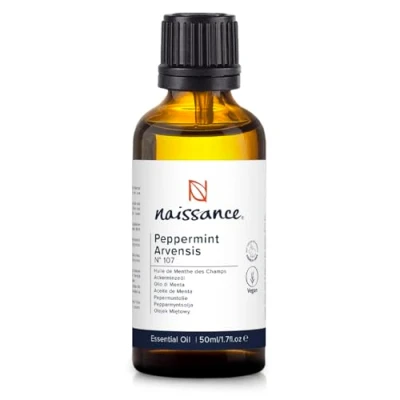 Abbildung von Naissance Minzöl (Nr. 107) 50ml Mentha Arvensis 100% Reines Ackerminze Ätherisches Öl für Naturkosmetik, Aromatherapie, Duftlampe Duftöl Aroma Diffuser