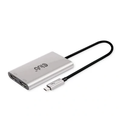 Abbildung von Club 3D CSV 1586 Thunderbolt™ 3 auf DisplayPort™ Dual Monitor 4K60Hz