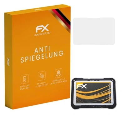 Abbildung von atFoliX Panzerfolie kompatibel mit Panasonic Toughbook G2 Schutzfolie, entspiegelnde und stoßdämpfende FX Folie (2X)
