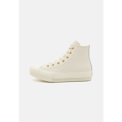 Abbildung von Converse Chuck Taylor ALL STAR LIFT Unisex Sneaker high für Kinder, Größe: 34, Egret/light gold Schuhe