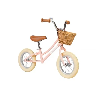 Abbildung von FabricBike Mini Kinderlaufrad, Balance Bike Laufrad ab 18 Monate bis 4 Jahre, verstellbarem Sitz und Lenker, 12 Zoll Rädern (Mini Classic Sweet Pink)