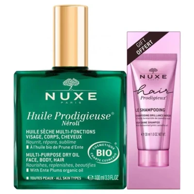 Abbildung von Nuxe Öl Huile Prodigieuse Néroli 100ml + Shampoo 30ml