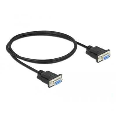 Abbildung von Delock Seriell Kabel RS 232 D Sub 9 Buchse zu Nullmodem 0,5 m