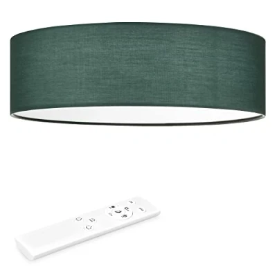 Abbildung von Navaris LED Deckenleuchte rund mit Fernbedienung dimmbar 22W