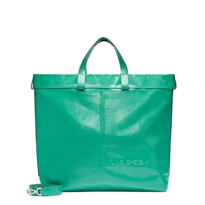 Abbildung von Liebeskind Berlin Elvira Paper Touch Crinkle Shopping Bag, Damen, Größe: One Size, Jade