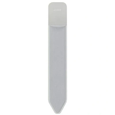 Abbildung von ESR Pencil Case Halter Kompatibel mit The (Pro und 1. 2. Generation), Elastische Tasche für Stylus Pen, Klebehülle an der Hülle befestigt, Asche