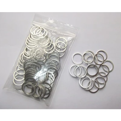 Abbildung von 100 Stück Aluminiumringe/Dichtringe/Aluringe 18x22x1,5 mm DIN 7603