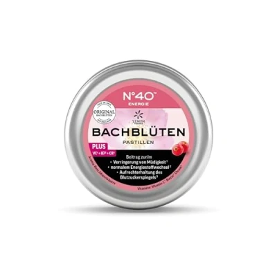 Abbildung von Original Bachblüten Pastillen Nr. 40 Energie von Lemon Pharma, Vegan und Zuckerfrei