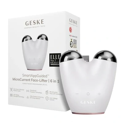 Abbildung von Geske SMARTAPPGUIDED Microcurrent Facelifter 6 IN 1 Gesichtspflege Zubehör, Größe: One Size, Starlight