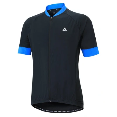 Abbildung von Herren Fahrradtrikot Kurzarm Comfot Line Schwarz Blau