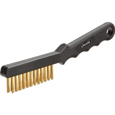 Abbildung von VIGOR V2249 Drahtbürste, Bremssattelreinigung 200 Schraubendreher Halter
