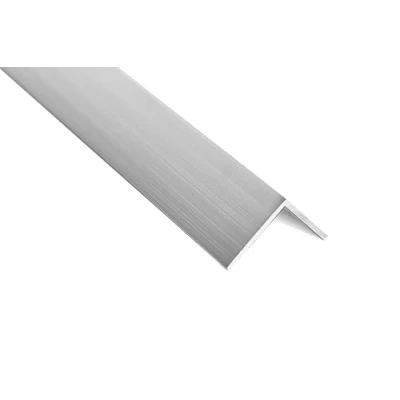 Abbildung von nielsen Aluminium Winkelprofil Natur (Pressblank) 2000x25x25 mm, Stärke 1,5 Länge: 200 cm, gleichschenklig, Made in Germany, Eckschutzprofil, Kantenschutz, Abschlußprofil, Ausgleichswinkel